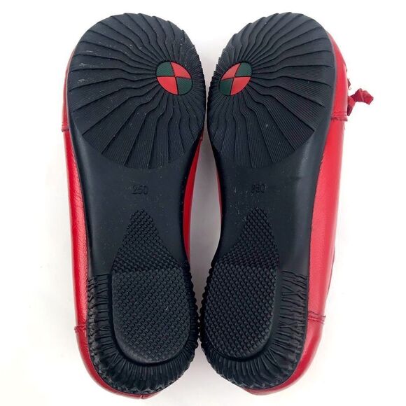 Socofy Red Geuine Leather Floral Toe Handmade Slip On Casual Statement Loafer - Picture 12 of 16